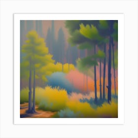 Forest Landscape #2 Art Print