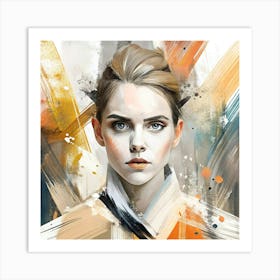 Portrait Of A Woman 5 Art Print