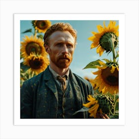 Default Van Gogh Sunflowers 3 Art Print