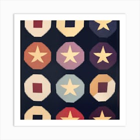 Star Quilt Art Print