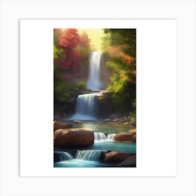 Waterfall 4 Art Print