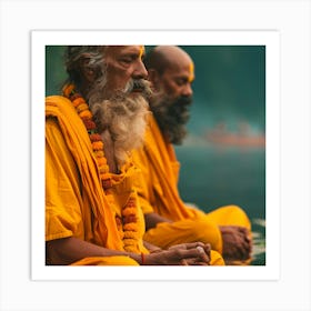 Indian Hinduism Monks Art Print