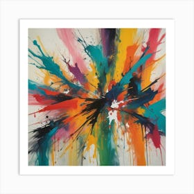 Splatter Painting 7 Art Print