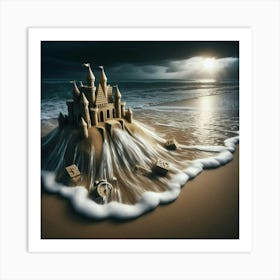 Sand Castle 1 Art Print