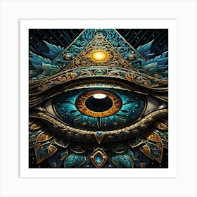 Eye Of God Art Print