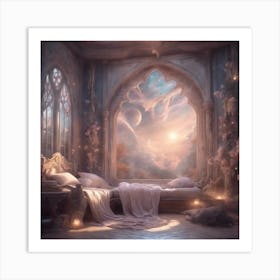 Fairytale Bedroom Art Print