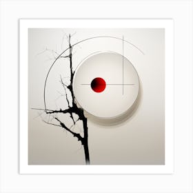 Tree In A Circle Art Print