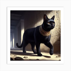 Egyptian Cat Art Print