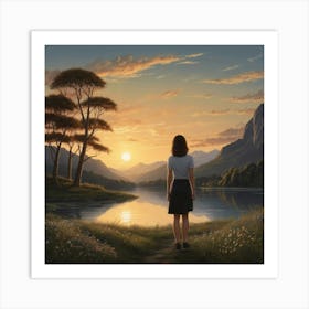 Sunset Art Print