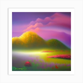 Beyond The Valley Art Print