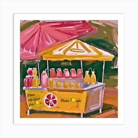 Lemonade Stand Art Print