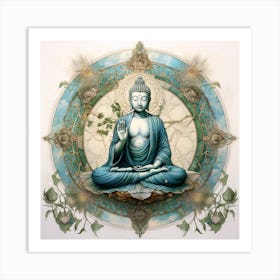 Buddha In Meditation 6 Art Print