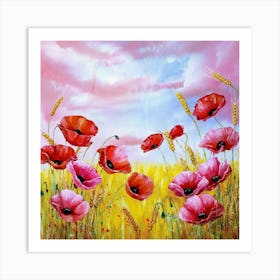 A Stunning Acrylic Painting Art Print