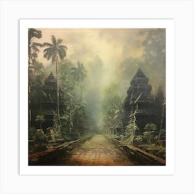 Buddhist Temple Art Print