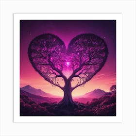 Heart Tree 4 Art Print