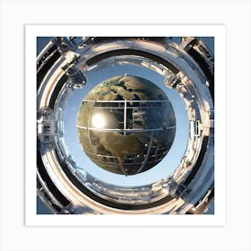 Earth From Space 10 Art Print