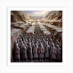 Terracotta Army Art Print