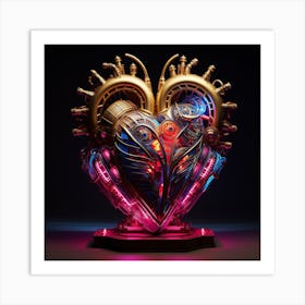 Heart Of The Machine 2 Art Print