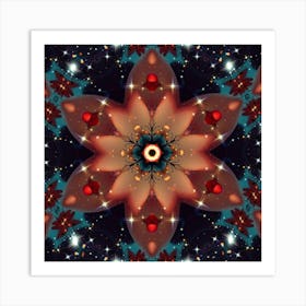 Psychedelic Flower 3 Art Print