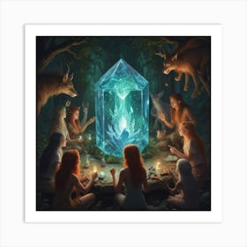 Crystal Crystal Art Print