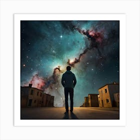 Starry Night Sky Art Print