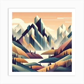 Mountain2 Art Print