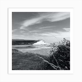 Seven Sisters Cliff in England Art Print