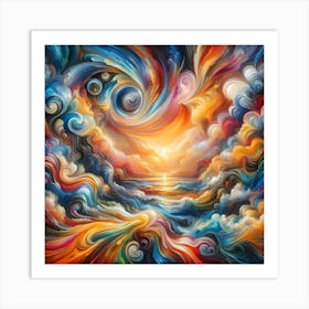 Abstract Painting 133 Art Print