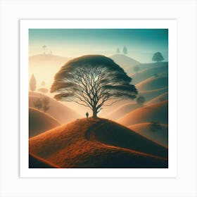 Lone Tree 6 Art Print