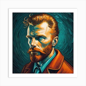 Portrait Of Van Gogh Art Print