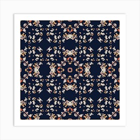 Floral Pattern 3 Art Print