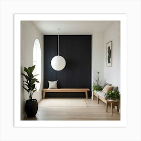 Black Wall Art Print