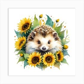 Sunflower Symphony Art Print