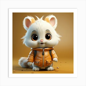 Cartoon Cat 1 Art Print