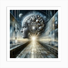 Illusion of self Art Print