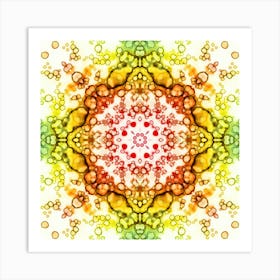 Abstraction Watercolor Pattern Art Print