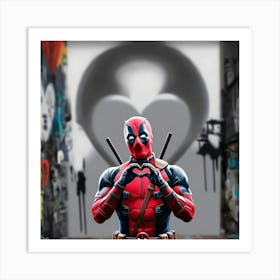 Deadpool 5 Art Print