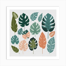 Tropical Leaves 18 Art Print