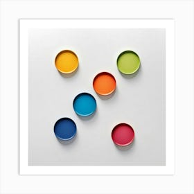 Colorful Circles Art Print