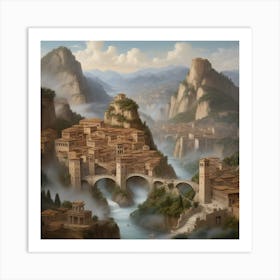 Fantasy City Art Print