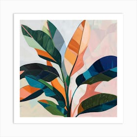 Tropical Leaves 146 Art Print