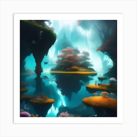 AI Art Concept Art Print