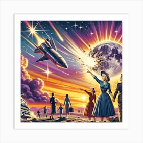 The Atomic Age so Sparkly Art Print