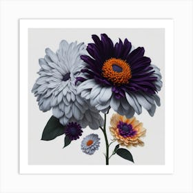 Gerberas myluckycharm Art Print