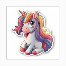 Unicorn Sticker 53 Art Print