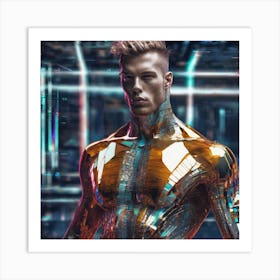 Futuristic Man 203 Art Print