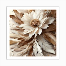 Boho Whispers of Elegance 47 Art Print