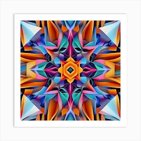 Abstract Mandala 2 Art Print