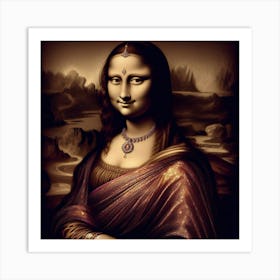 Mona Lisa 1 Art Print