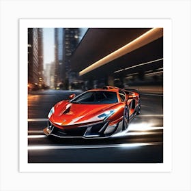 Mclaren Supercar 4 Art Print